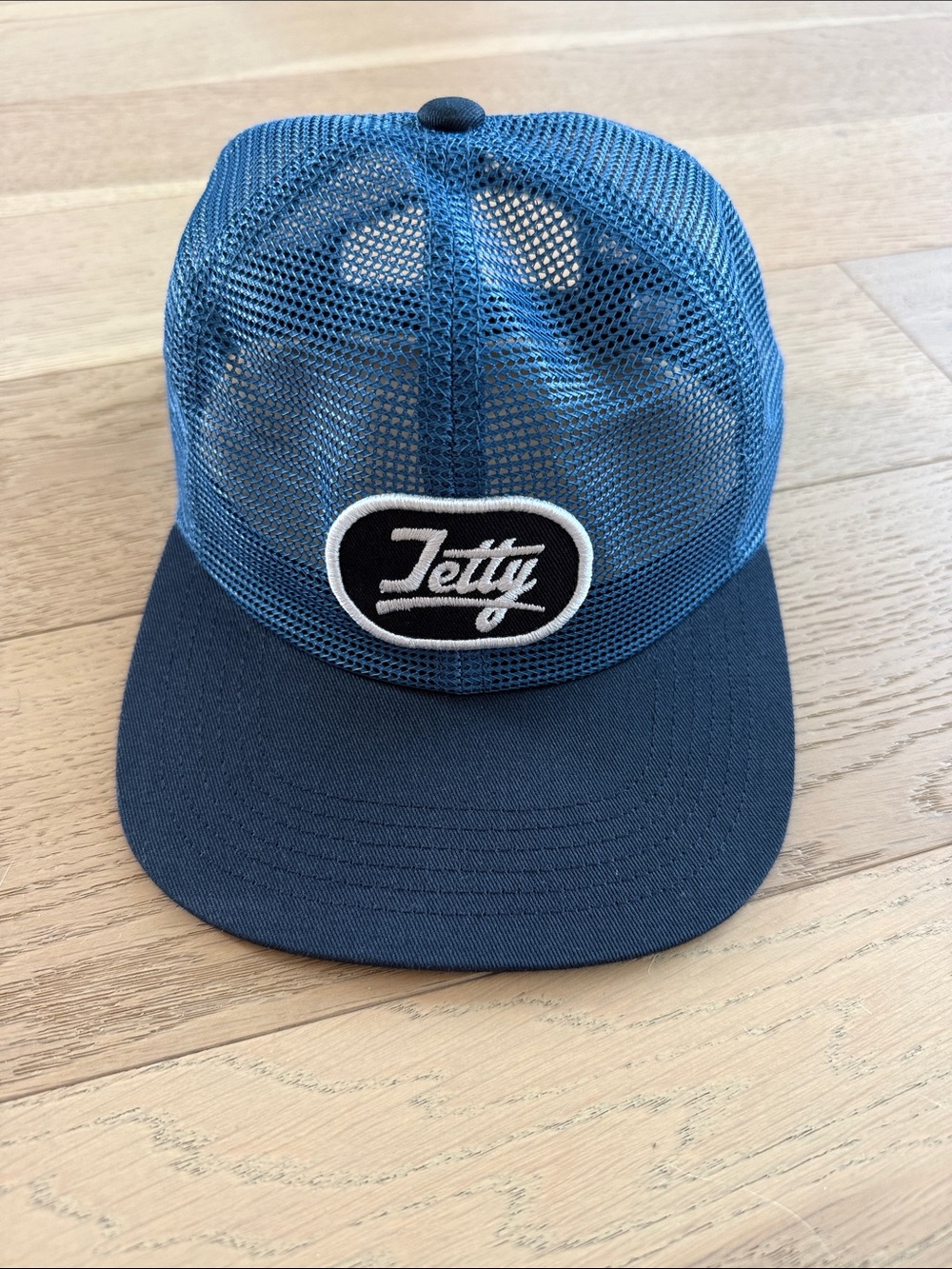 Jetty Blue Mesh Trucker Hat - Men's Casual Snapback
